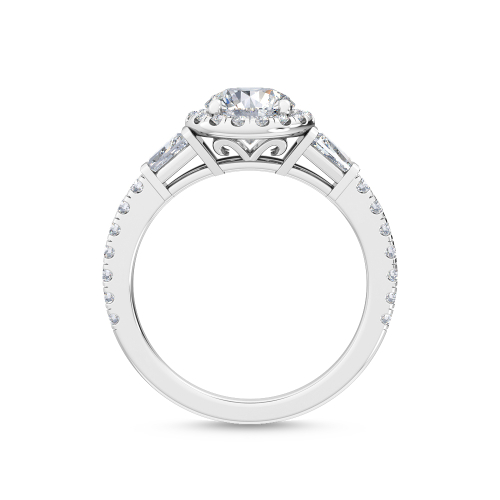 Round Diamond Halo Ring