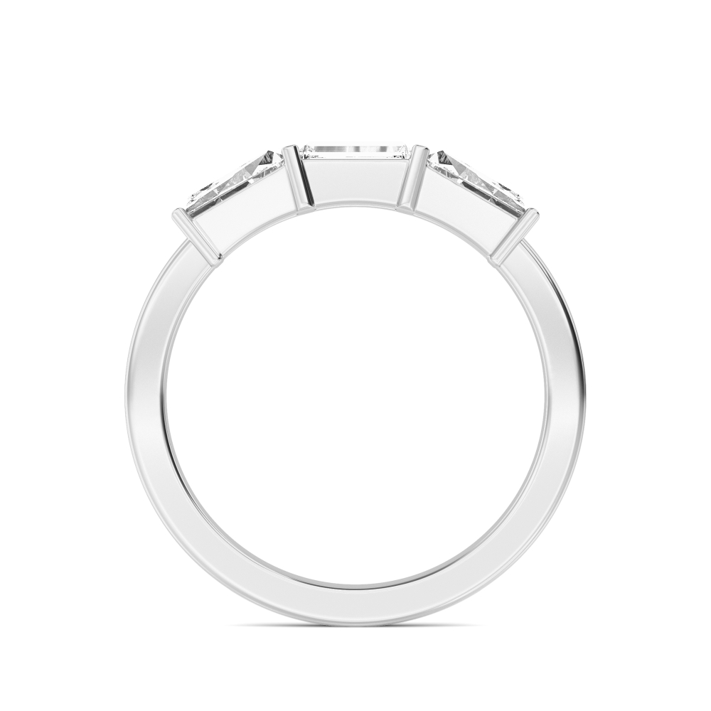Tapered Baguette Diamond Band