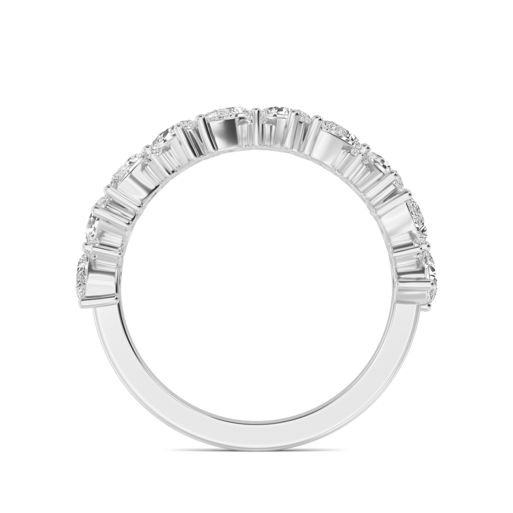 Mixed Shape Diamond Band