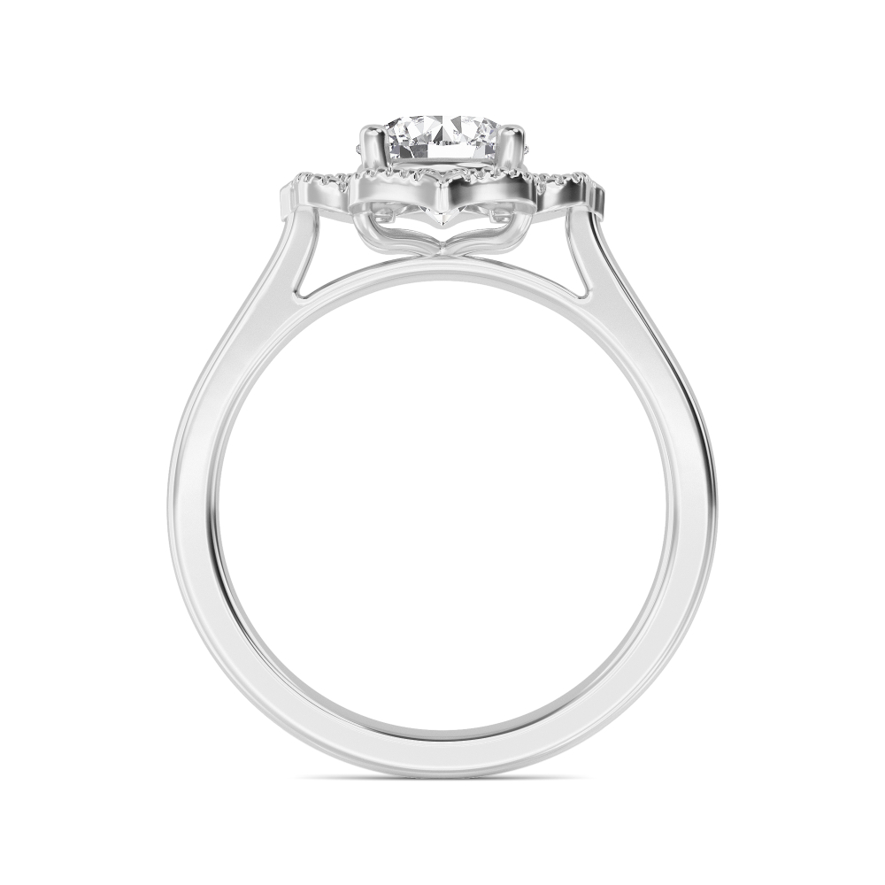 Vintage Halo Diamond Ring