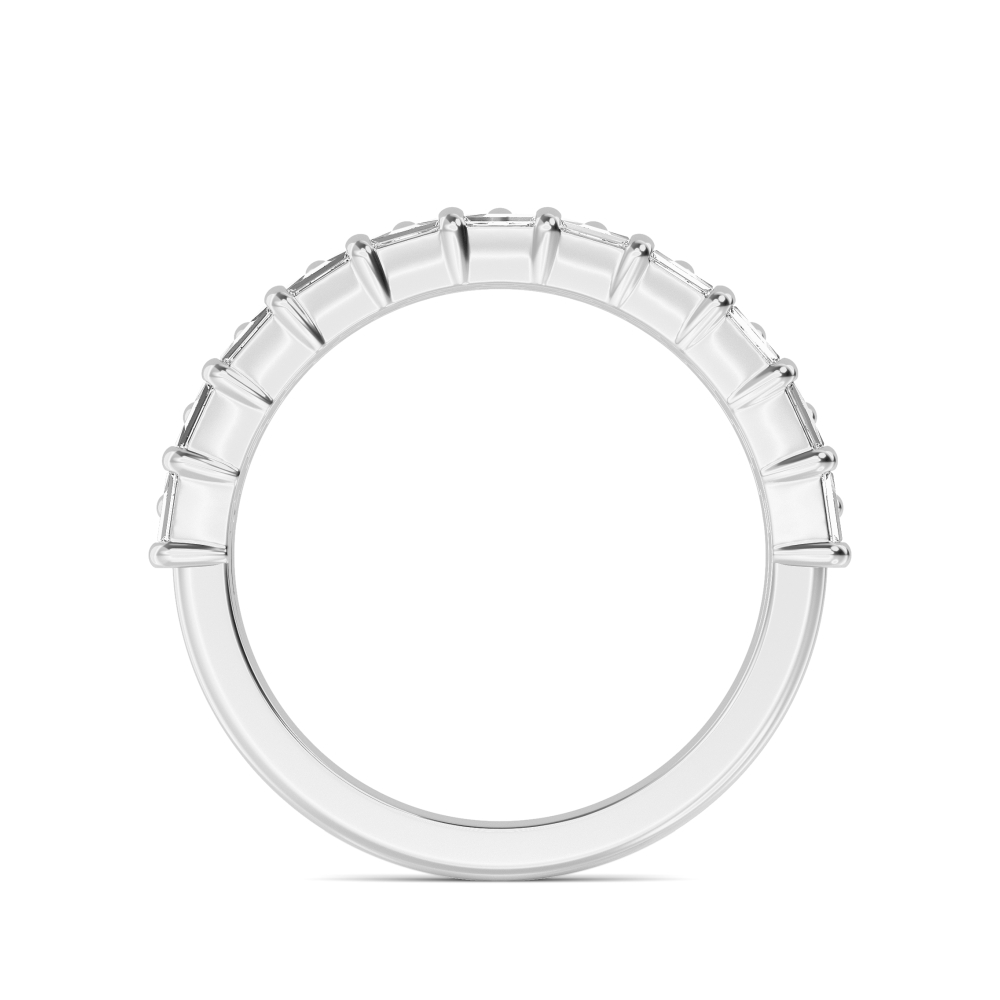 Baguette Diamond Double Row Band