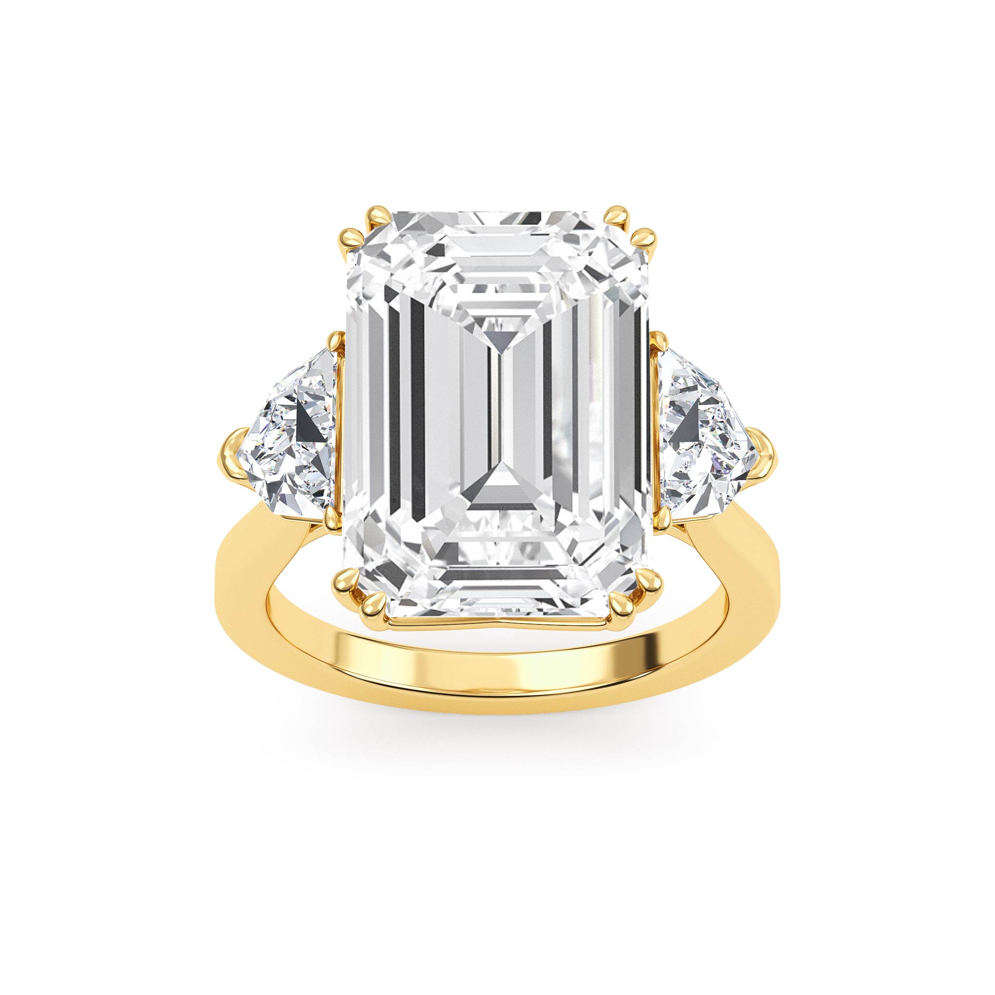 10.13ctw Cadillac Three Stone Lab-Grown Diamond Engagement Ring